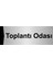Toplantı Odası 7X20CM Gümüş Renk Metal Yönlendirme Levhası 1