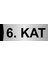 6.kat 10X20CM Gümüş Renk Metal Yönlendirme Levhası 1