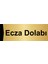 Ecza Dolabı 10X20CM Altın Renk Metal Yönlendirme Levhası 1