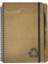 Kraft Sert Kapak Kalemli Defter 15 x 21 cm 1