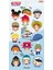 Sticker Erkek Çocukları 15'li Paket 1