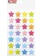 Sticker Pastel Renkli Yıldızlar Büyük Boy 15'li Paket 1