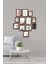 12 Parça Ahşap Tablo Seti Pembe Çiçekler Salon Otuma Odası Yatak Odası Için Mdf Duvar Dekoru 75 x 60 cm 1