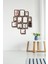 12 Parça Ahşap Tablo Seti Pembe Çiçekler Salon Otuma Odası Yatak Odası Için Mdf Duvar Dekoru 75 x 60 cm 5