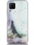 Caseworld Huawei P40 Lite Kapak Mermer Desenli Pop Socketli Silikon Kılıf - Beyaz 2