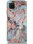 Caseworld Huawei P40 Lite Kapak Mermer Desenli Pop Socketli Silikon Kılıf - Mercan 1