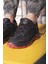 Unisex 3D Rubber Trekking Ayakkabı Siyah Kırmızı Su Geçirmez Rahat Taban Özellikli 4
