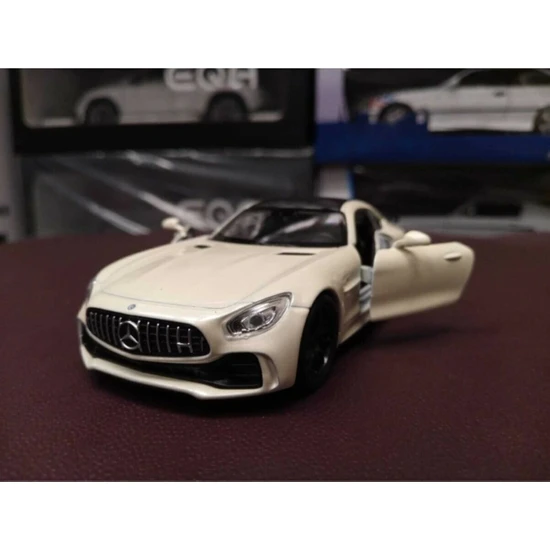 Welly Mercedes Amg Gt-R Çek Bırak Diecast Model (Beyaz)
