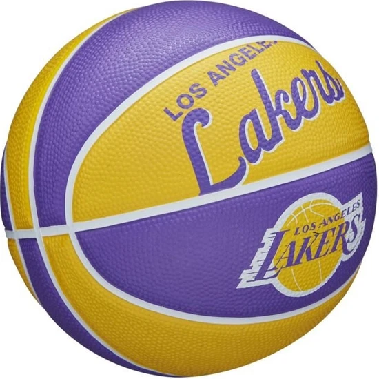 Wilson Nba Team Retro Mini Basketbol Topu La Lakers Size 3 WTB3200XBLAL