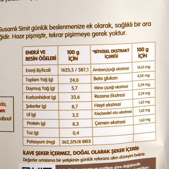 Promalt Zerdeçal - Susamlı Simit 100 gr Fiyatı - Taksit Seçenekleri