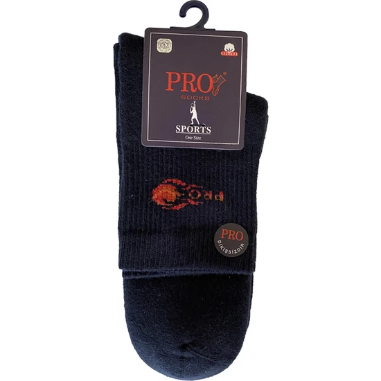 Pro Çorap 14012 Aztec Havlu Erkek Patik Çorabı Lacivert 41-44
