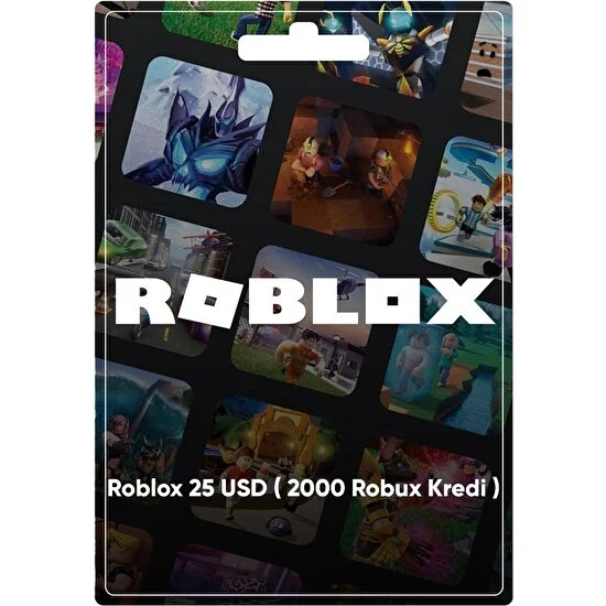 Roblox 2000 Robux 25 USD