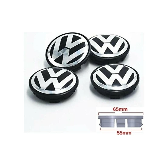 Tsnoto Volkswagen Passat-Jetta Tip Jant Göbeği 55-65 mm