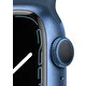 Apple Watch Seri 7 Gps, 41MM Mavi Alüminyum Kasa ve Mavi Spor Kordon - Regular MKN13TU/A