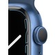 Apple Watch Seri 7 Gps, 45MM Mavi Alüminyum Kasa ve Mavi Spor Kordon - Regular MKN83TU/A