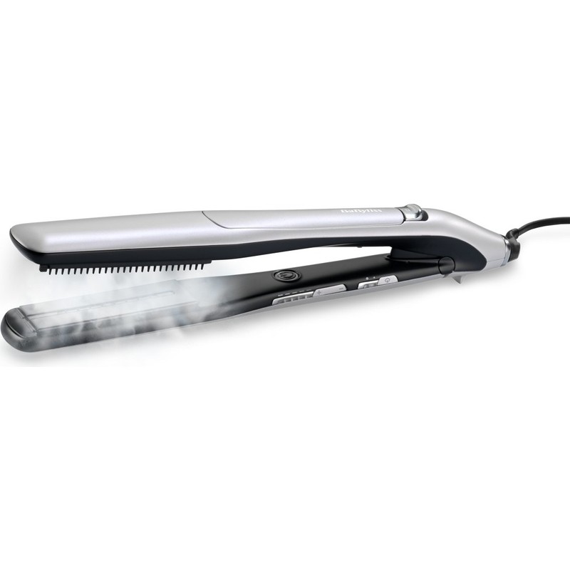 Babyliss Steam Lustre Styler 36 mm 210 Derece 5 Isı Ayarlı Seramik Plaka Buharlı Saç Düzleştirici ST595E
