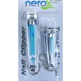 Nerox Tırnak Makası Renkli 2 Li Set(Büyük ve Küçük)
