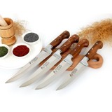 Sürmene Bıçak Seti Mutfak Kasap Kurban Bıçağı El Yapımı 4'lü Set