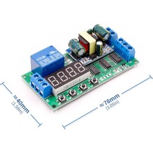 Motorobit Ac 220V Zaman Ayarlı Röle Modülü Plc Uyumlu IO23B0