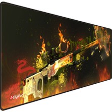 Digipod Gaming Mousepad Oyuncu Mouse Pad 90X40 Xxl Büyük Oyuncu Mouse Pad Kaymaz Taban 4mm Kalınlık