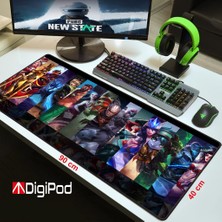 Digipod Gaming Mousepad Oyuncu Mouse Pad 90X40 Xxl Büyük Oyuncu Mouse Pad Kaymaz Taban 4mm Kalınlık