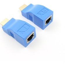 Platoon HDMI Uzatma Cat5 Cat 6 ile 30 Metreye Kadar HDMI Extender Ethe