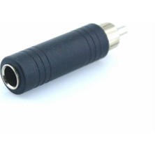 Platoon Rca Erkek 6.3mm Dişi Aparat Dönüştürücü 6.3 mm Rca Çevirici