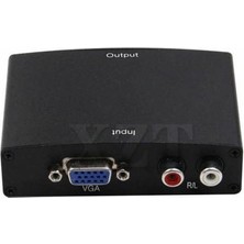 Platoon VGA To HDMI Ses Çıkışlı VGA To HDMI VGA HDMI Çevirici VGA HDMI Dönüştürücü