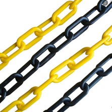 Force Chain 8 mm  Sarı Siyah Plastik Zincir