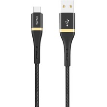 Wiwu Elite ED-101 Type-C USB Kablo 2.4A Hızlı Şarj Kablosu 120 cm Data Kablo