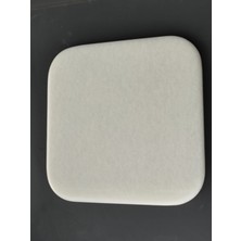 Polen Stone Uşak Beyazı Mermer Ekmek Et Sebze Doğrama Taşı 30 x 30 cm.