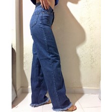 DaisyModa Yüksek Bel Boru Paça Pantolon