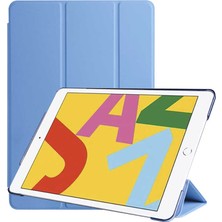 Kilifone - iPad 10.2 2021 (9.nesil) - Tablet Kılıfı Smart Cover Standlı 1-1 Kılıf - Mavi