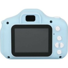 Blue GSM  Erkek Çocuk Mavi Cmr9 Mavi Çocuklar Için Mini Hd 1080P Dijital Fotoğraf Makinesi