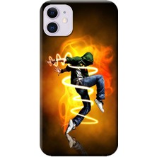 Hesaplı Dünya iPhone 11 Kılıf Alev Hiphop Baskılı Esnek Tpu SILIKON15