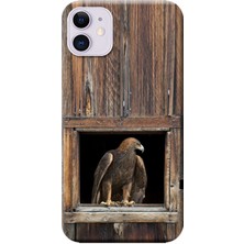 Hesaplı Dünya iPhone 11 Kılıf Kartal Baskılı Esnek Tpu SILIKON48