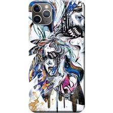 Hesaplı Dünya iPhone 11 Pro Max Kılıf Çağrışım Recall Baskılı Esnek Tpu SILIKON830