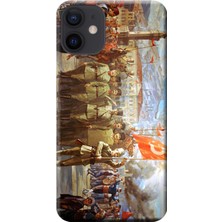 Hesaplı Dünya iPhone 12 Mini Kılıf Zafer Bayramı Baskılı Esnek Tpu SILIKON1131
