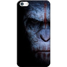 Hesaplı Dünya iPhone 5/5s Kılıf Maymunlar Cehannem Baskılı Esnek Tpu SILIKON2172