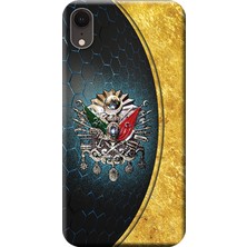 Hesaplı Dünya iPhone Xr Kılıf Osmanlı Tuğra Tasarım Baskılı Esnek Tpu SILIKON5335