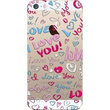 Hesaplı Dünya iPhone 5/5s Kılıf Love You Baskılı Esnek Tpu SILIKON2325