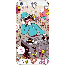 Hesaplı Dünya iPhone 5/5s Kılıf Dj Ref Baskılı Esnek Tpu SILIKON2310