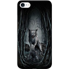 Hesaplı Dünya iPhone 6/6s Kılıf Kurtlar Baskılı Esnek Tpu SILIKON2846
