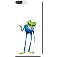 Hesaplı Dünya iPhone 7 Plus Kılıf Artist Kurbağ Baskılı Esnek Tpu SILIKON3825