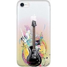 Hesaplı Dünya iPhone 8 Kılıf Rock Star Baskılı Esnek Tpu SILIKON4120