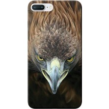 Hesaplı Dünya iPhone 7 Plus Kılıf Kartal Baskılı Esnek Tpu SILIKON3834