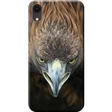Hesaplı Dünya iPhone Xr Kılıf Kartal Baskılı Esnek Tpu SILIKON5387