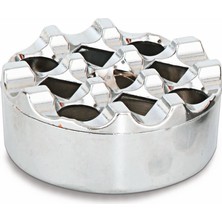 Kapp Yuvarlak Döküm Krom Küllük