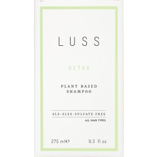 Luss Detox Plant Based Shampoo Sls-Sles Sulfate Free 275 ml