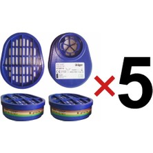 Drager X-Plore A1B1E1K1 Gaz Maskesi Filtresi 6738816 3300 3500 5500 Abek1